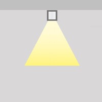 PAN Shock Lampada Cilindrica da Soffitto LED 12W 3000K Interno