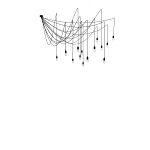 Seletti Mama Clear lampada a led da soffitto