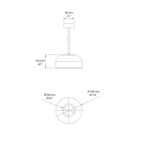 Aromas Ipon suspension lamp