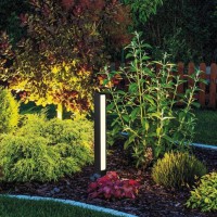 Ai Lati Slat LED Lampada da Terra Paletto Da Giardino Per