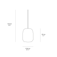 Northern Tradition led suspension lamp