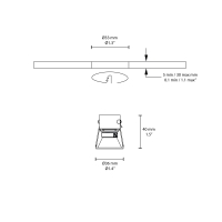 Flos Easy Kap 30 Fixed mini faretto a incasso