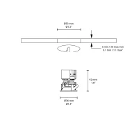 Flos Easy Kap 30 Adjustable mini recessed downlight