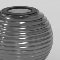 Astro Lighting Nara Globe Ribbed Glass lampshade