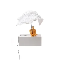Seletti Love is a verb led table lamp