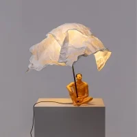 Seletti Love is a verb led table lamp