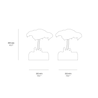 Seletti Love is a verb led table lamp