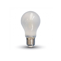 Lampadina LED A60 Opalina E27-E26 110V 8W 2700K Luce Calda