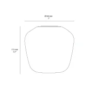Astro Lighting Nara Taper Glass lampshade