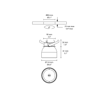Flos WAN Spot G9 adjustable recessed spotlight