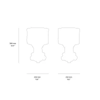 Seletti Magna Graecia lampada led da tavolo per esterno