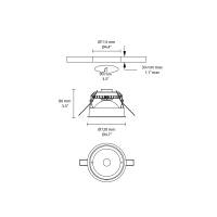 Flos WAN Downlight Led faretto a incasso
