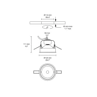 Flos WAN Downlight G9 recessed spotlight Flos WAN Downlight G9 recessed spotlight