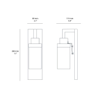 Astro Lighting Lago 280 wall lamp