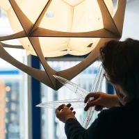 Louis Poulsen OE Quasi Light Lampadario LED a Sospensione By