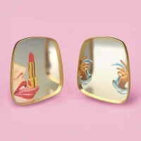 Seletti Gold Frame mirror
