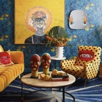 Seletti Gold Frame mirror