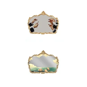 Seletti Barroque mirror with frame