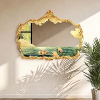 Seletti Barroque mirror with frame