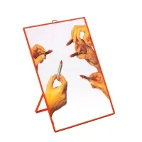 Seletti rectangular mirror toiletpaper Seletti rectangular mirror toiletpaper