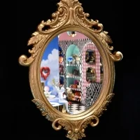 Seletti Reflecting Mirror mirror with frame