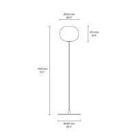 Flos Glo-Ball F1 lampada da terra