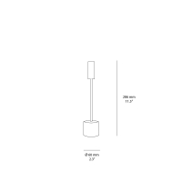 Zafferano Carolina battery table lamp