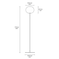 Flos Glo-Ball F2 lampada da terra