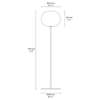 Flos Glo-Ball F3 lampada da terra