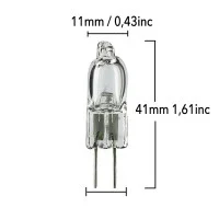 Toplux Bispina GY6.35 6V 35W 2850K 535lm Lampadina Alogena Toplux Bispina GY6.35 6V 35W 2850K 535lm Lampadina Alogena
