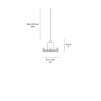 Martinelli Luce corpo lampada Lady Galala Indoor a sospensione Martinelli Luce corpo lampada Lady Galala Indoor a sospensione
