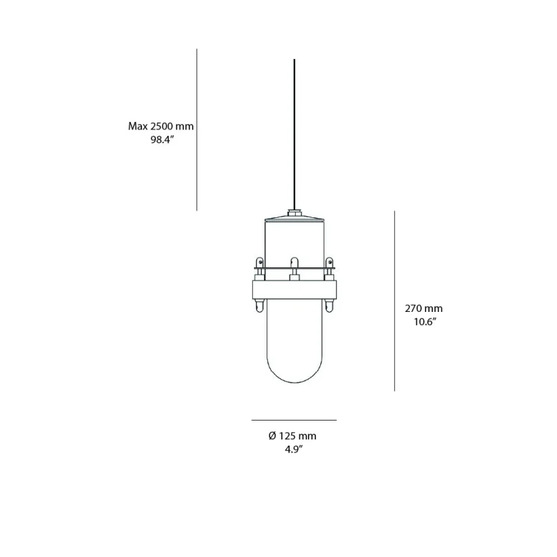 Martinelli Luce body lamp Lady Galala Outdoor pendant lamp