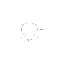 Flos Mini Glo-Ball table lamp
