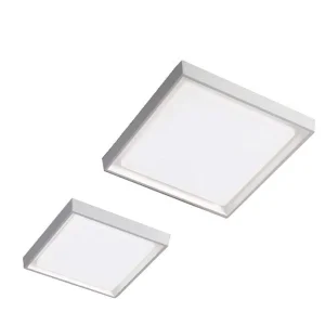Ai Lati Alu Wall or Ceiling Lamp LED 25W 1800lm 3000K Square