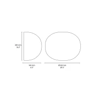 Flos Glo-Ball W wall lamp