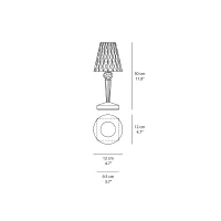 Kartell Battery New Colors lampada a batteria