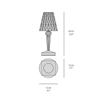 Kartell Battery wireless lamp