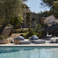 Kartell Trix Outdoor Artemis transformable pouf