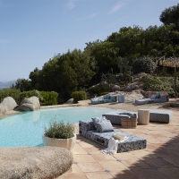 Kartell Trix Outdoor Obi Check pouf trasformabile