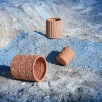 Seletti Magna Graecia Dorico vaso in terracotta