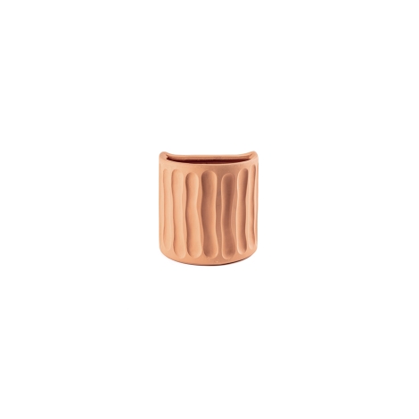 Seletti Magna Graecia Dorico terracotta wall vase