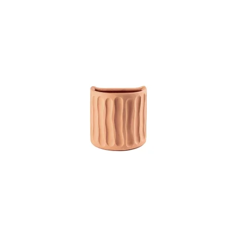 Seletti Magna Graecia Dorico terracotta wall vase