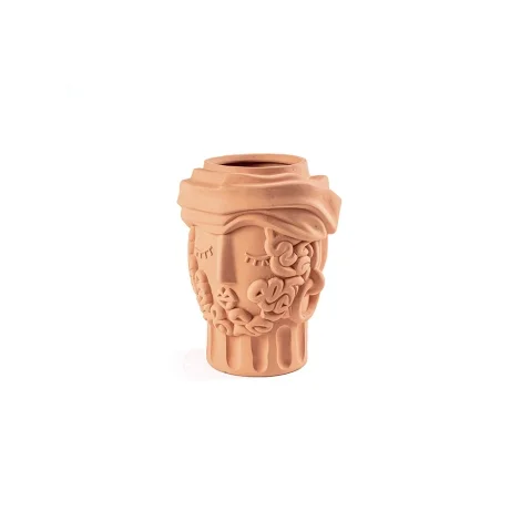 Seletti Magna Graecia Man vaso in terracotta