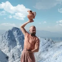 Seletti Magna Graecia Caraffa in terracotta