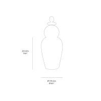 Seletti Canopie porcelain vase
