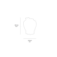 Seletti Hybrid porcelain vase