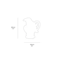 Seletti Magna Graecia Caraffa in terracotta