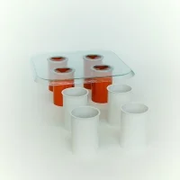 Driade Coupelle glass side table