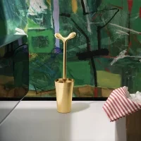 Alessi Merdolino gold scopino da bagno limite edition