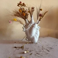 Seletti Love in Bloom porcelain vase